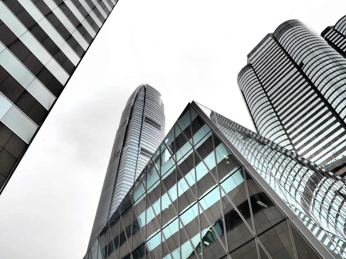 香港中環商業大廈外觀
